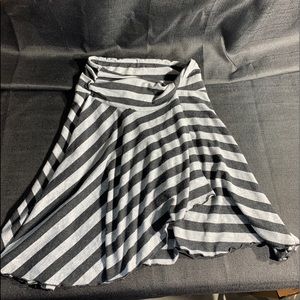 joe benbasset skirt Medium Grey And Black Stripped